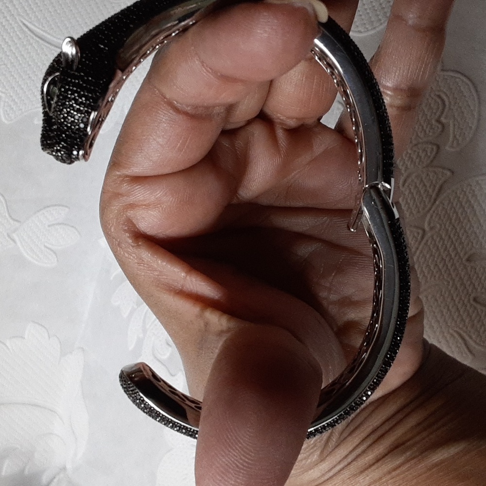 PRICE IS FIRM. 925 Genuine Russian Diopside and Genuine Black Spinel, Cat. - Picture 12 of 17